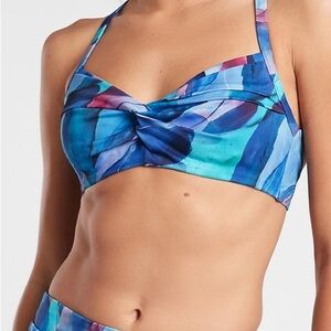 Athleta Twist Up Printed Bikini Top